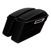 HR3 Black Denim Special Hard Saddlebags (Regular) For 14-23 Harley Touring